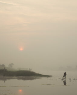 Beautiful cloud view with seashore in view